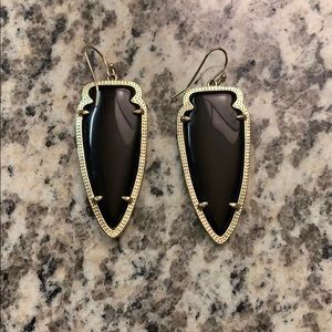 Black Kendra Scott earrings